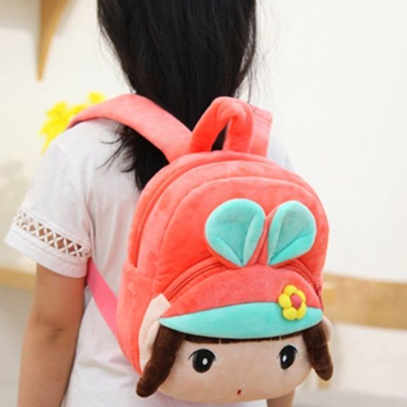 Plush Mini Kids School Backpack - Picture 7 of 9